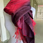 Reversible Wine Colored Reversible Scarf