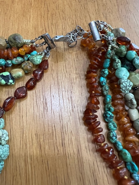 Turquoise and Baltic Amber