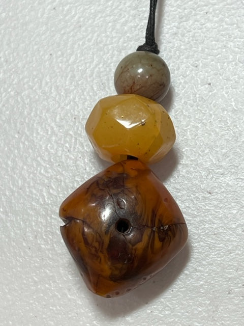 Amber and Jasper Beads