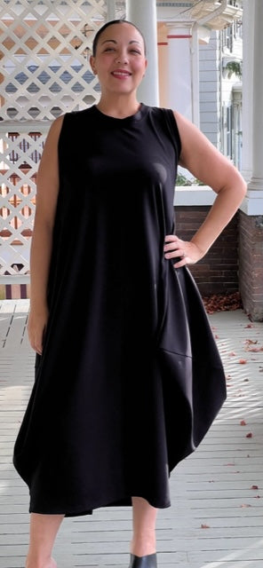 DTH Black Architect Knit Dress