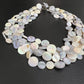 5-Strand Mother of Pearl Necklace (Gray and White)