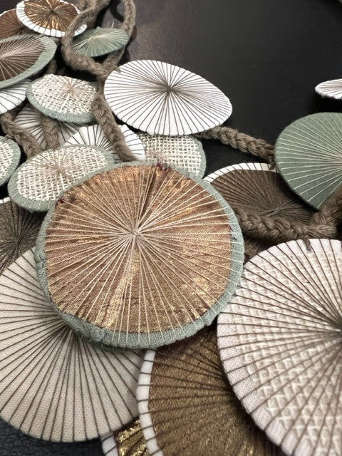 Flying Saucers in Ivory with Natural