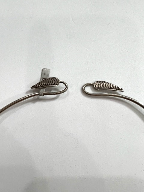 Sterling Silver Leaf Choker