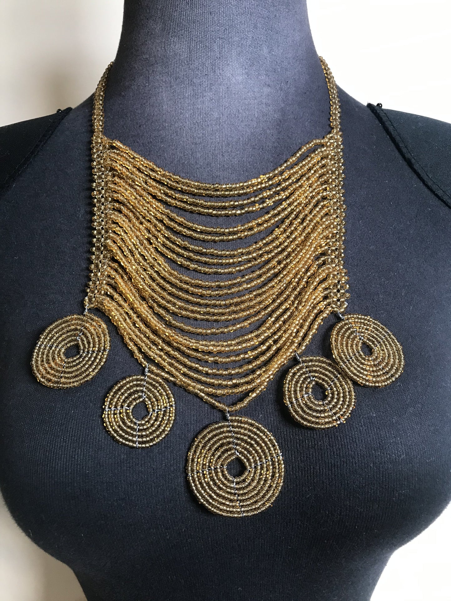 Beaded Drape Necklace
