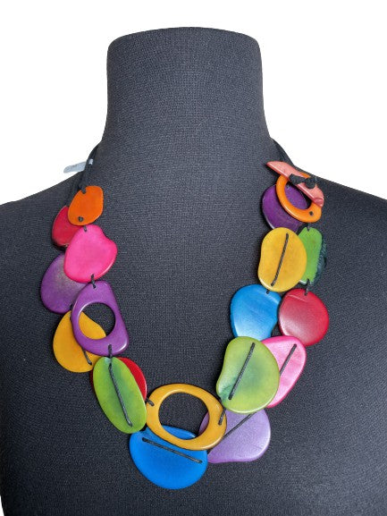Convertible Tagua Nut Necklace (4 Color Options)