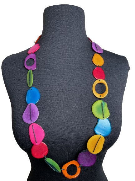 Convertible Tagua Nut Necklace (4 Color Options)