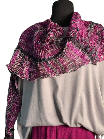 Pink pleats
