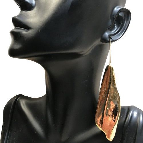 Geologic Earrings (gold)