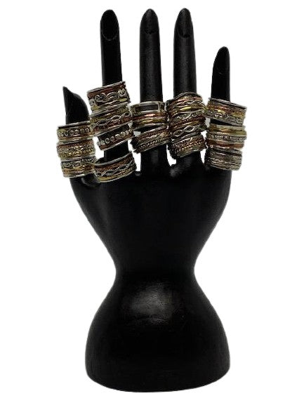 Spinner prayer rings