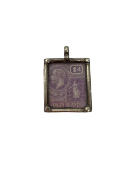 Vintage Postage Stamp Pendants - Choose your country