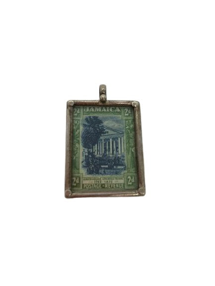 Vintage Postage Stamp Pendants - Choose your country