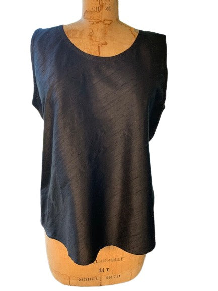 Silk Charmeuse Tanks (Black, Gold, or Steel Gray)