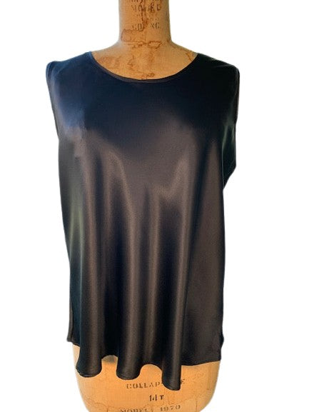 Silk Charmeuse Tanks (Black, Gold, or Steel Gray)