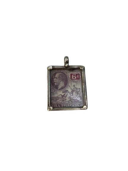 Vintage Postage Stamp Pendants - Choose your country