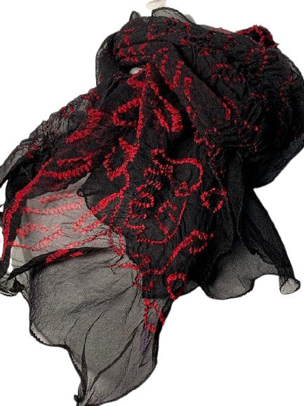 Hand Dyed Shibori Scarf