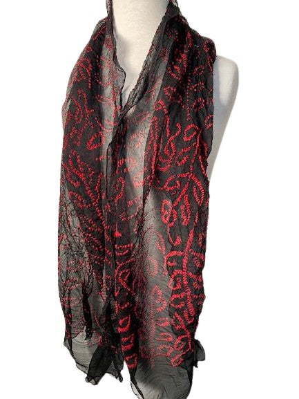 Hand Dyed Shibori Scarf