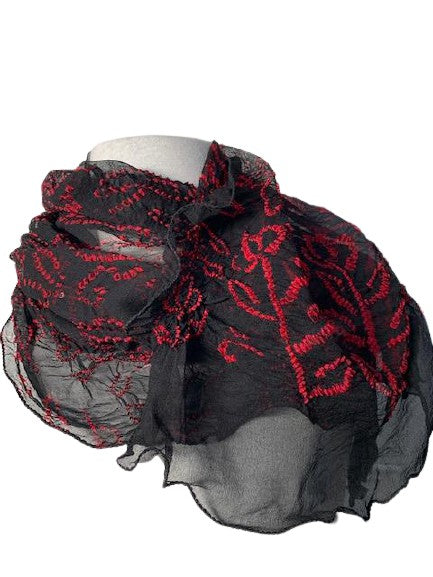 Hand Dyed Shibori Scarf