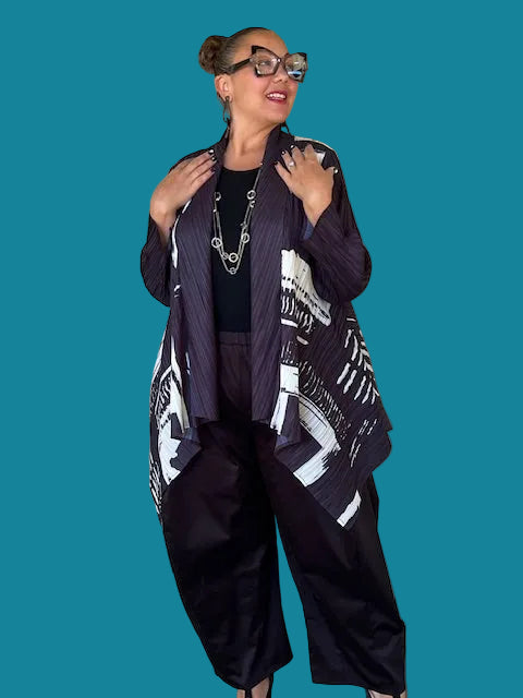 Vanite Couture Black & White Jacket