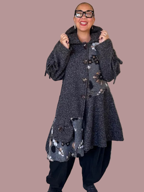 Transparente Button Pocket Coat