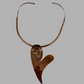 Copper Choker with Copper Heart Pendant