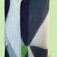Cashmere Silk Blend Geometric Scarf or Wrap ( green ,navy grey )