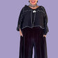 Dth 100% Bubble Silk Squares Jacket
