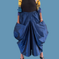 DTH Diva Pants in 100% Silk Taffeta(Blue)