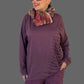 Transparente Laser Pullover (Bordeaux, Olive, Charcoal)