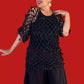 Dth Ribbon Fishnet Top