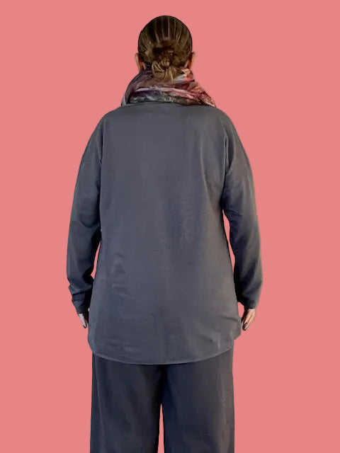 Transparente Laser Pullover (Bordeaux, Olive, Charcoal)