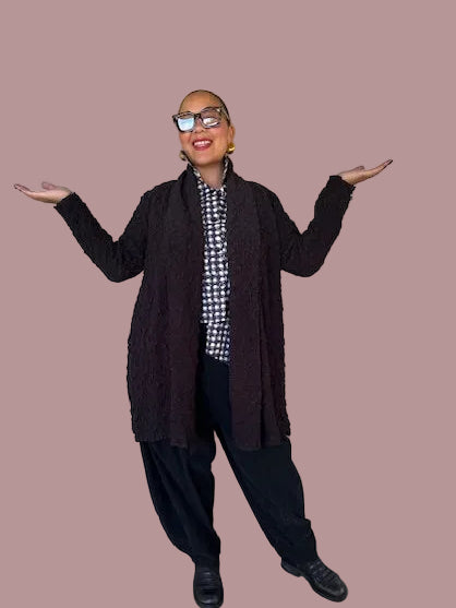 Vanity Couture Textured Coat