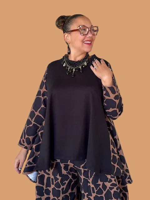 Dth Horizontal Seam Top With Seamed Pants