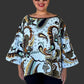 Dth 100% Cotton Baby Wale Corduroy Boxy Top in Paisley