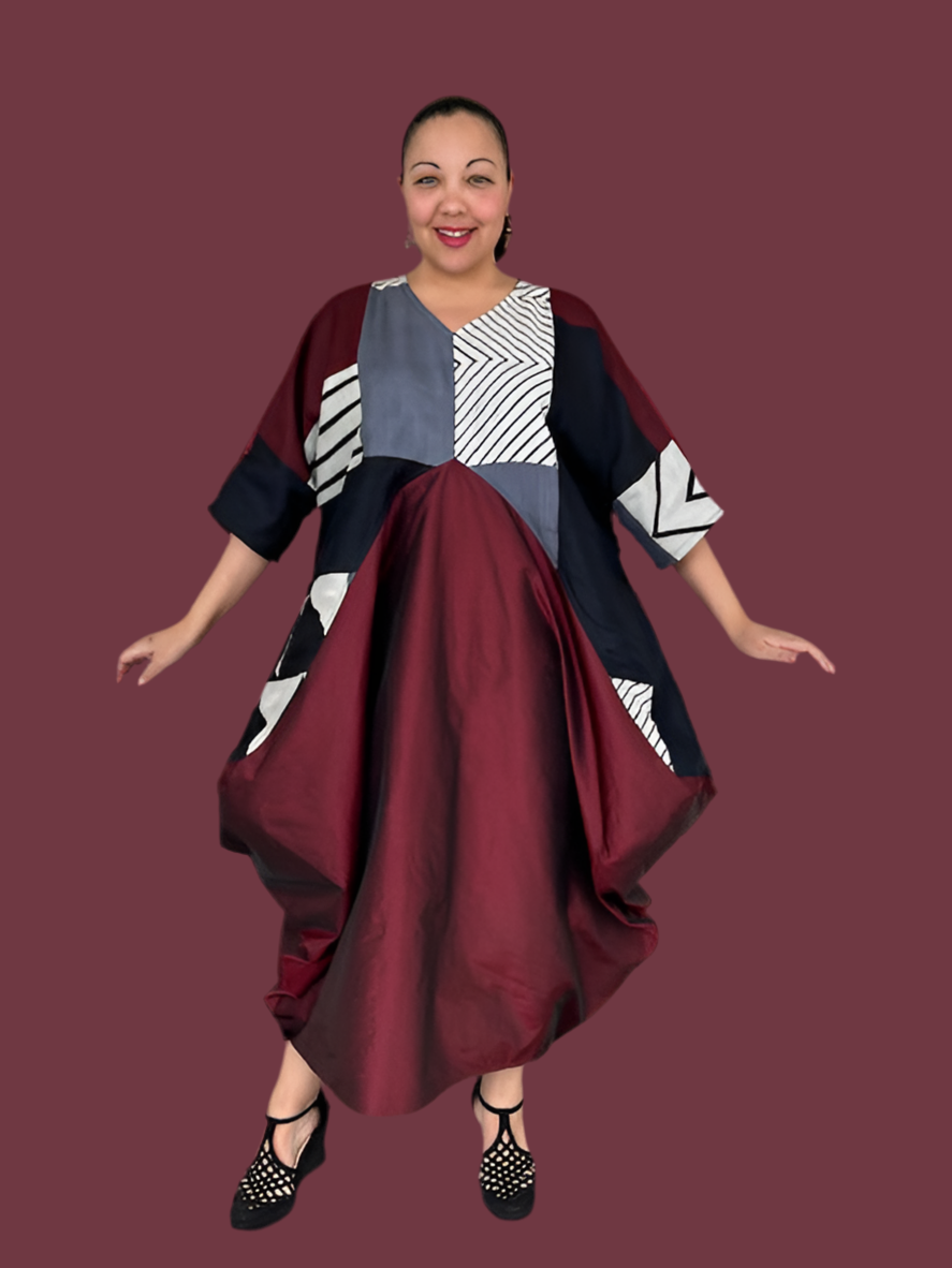 DTH Pyramid Dress - 100% Silk