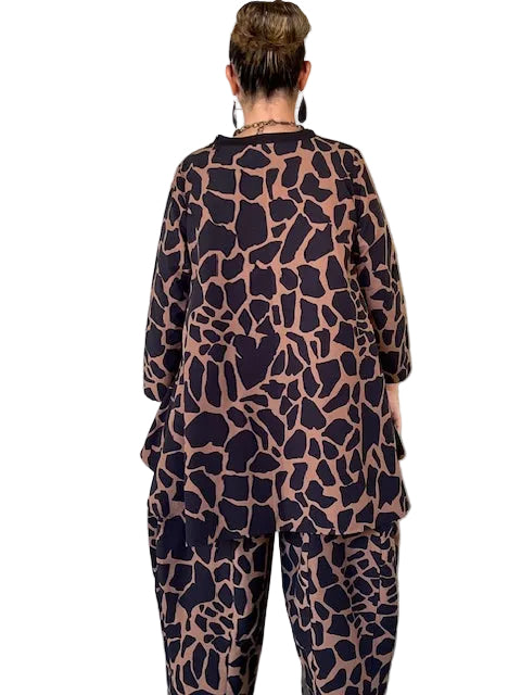Dth Horizontal Seam Top With Seamed Pants