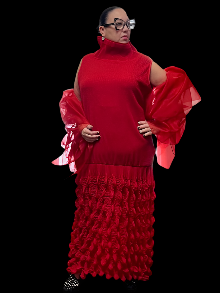 DTH Sleeveless Sweetheart Dress