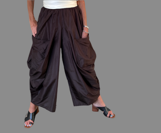 DTH Diva Taffeta Pants (Chocolate)
