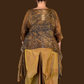 DTH Hand Dyed 100% Silk Top (Burnt Umber)