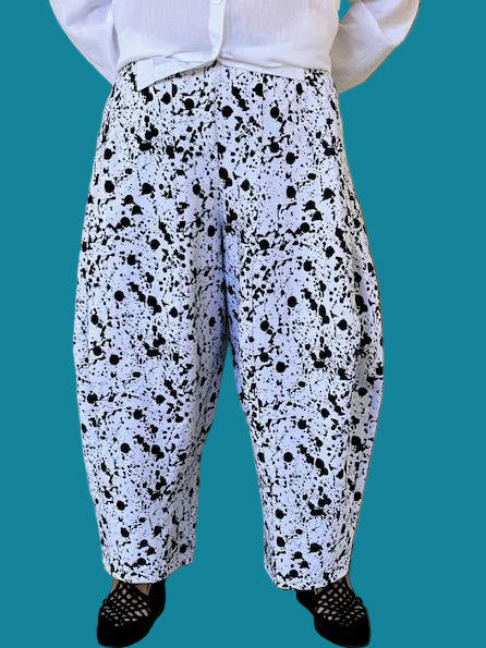 Dth Seamed Pant in Paint Splash