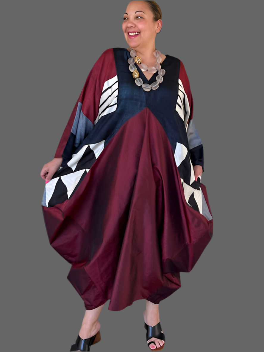 DTH Pyramid Dress - 100% Silk