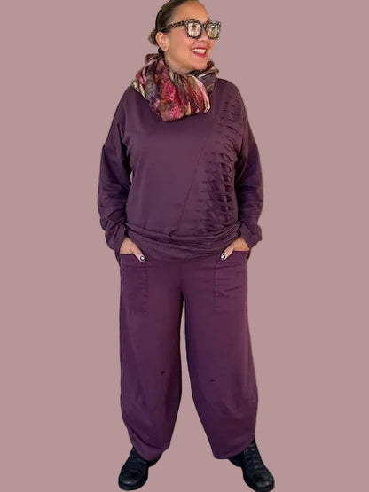 Transparente Laser Pullover (Bordeaux, Olive, Charcoal)