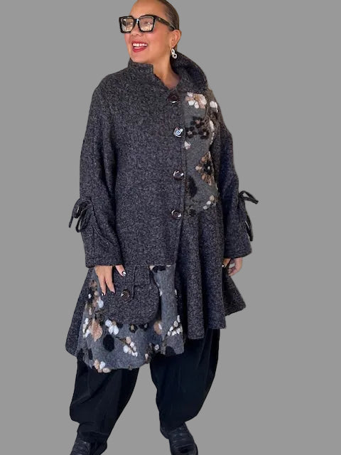 Transparente Button Pocket Coat