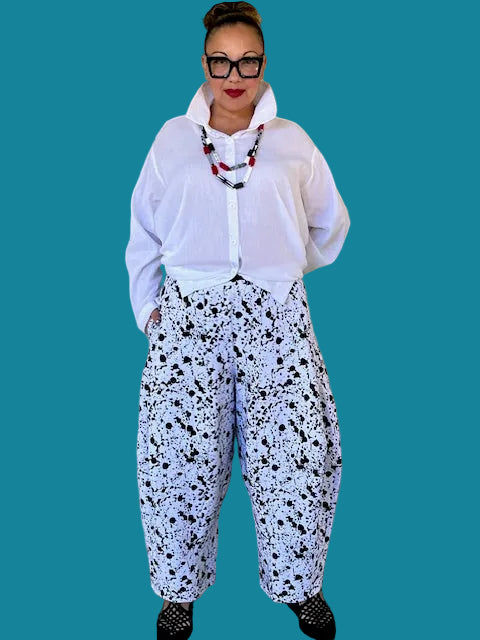Dth Seamed Pant in Paint Splash