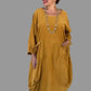Transparente 100% Cotton Baby Wale Corduroy Bubble Dress (Moss, Mustard, or Black)