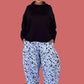 Dth Seamed Pant in Paint Splash