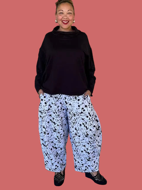 Dth Seamed Pant in Paint Splash