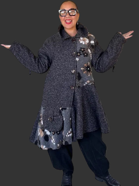 Transparente Button Pocket Coat