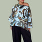 Dth 100% Cotton Baby Wale Corduroy Boxy Top in Paisley
