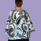 Dth 100% Cotton Baby Wale Corduroy Boxy Top in Paisley