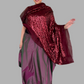 DTH Red Sequined Cocoon Jacket